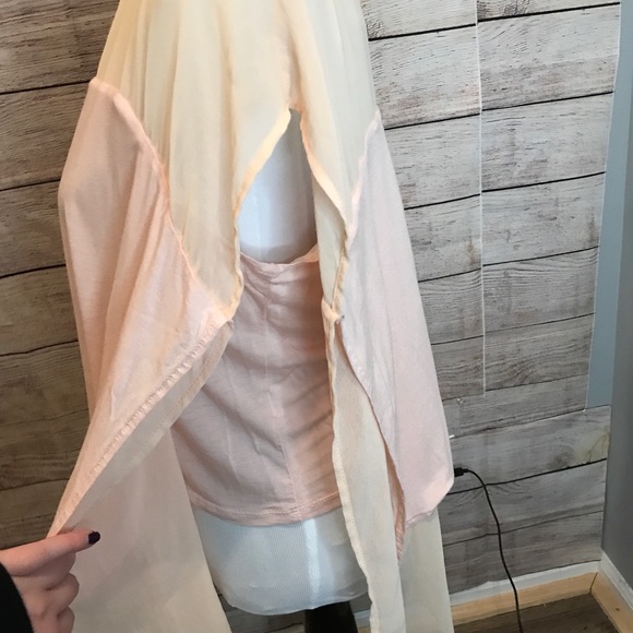 Zara knit tunic top light pink - Picture 3 of 4